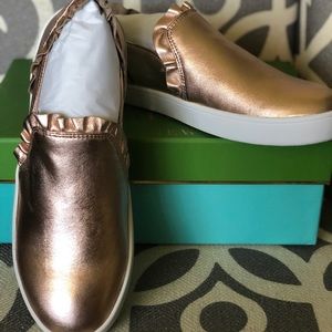 Kate Spade Rose Gold Slip On Lily Shoe